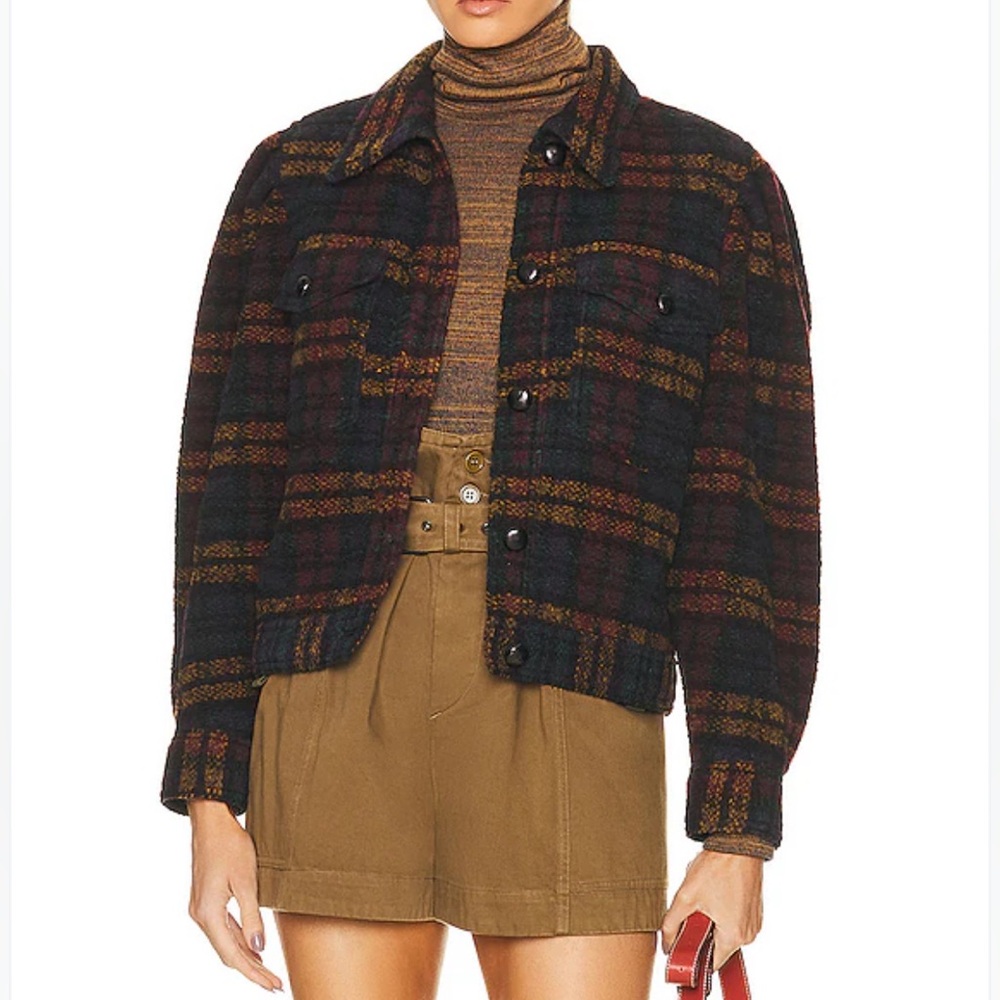 Isabel Marant Checked Wool Jacket - image 2